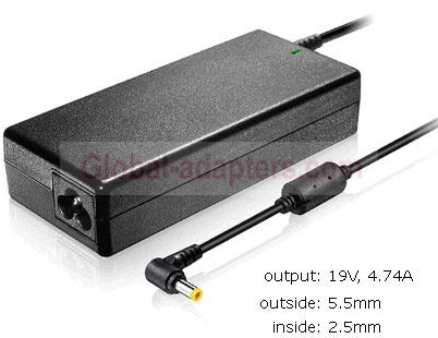 New 19V 4.74A Advent 7004 POWER SUPPLY AC ADAPTER